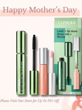 Clinique High Impact High-fi 2 Pcs Gift Set For Women Mascara+lip Duos